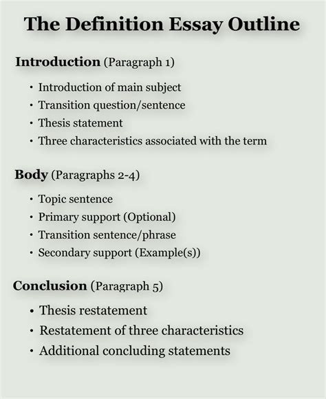 definition essay thesis statement examples thesis title ideas  college