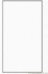 Rectangle Coloring Pages Shape sketch template