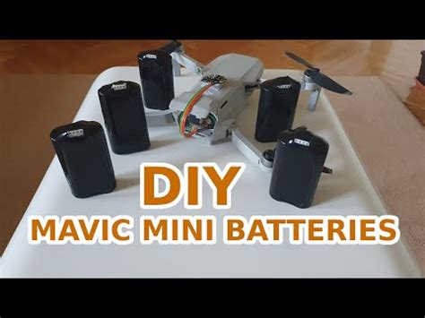 diy mavic mini batteries youtube