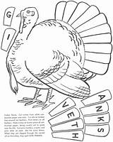 Turkey Cut Coloring Paste Pages Thanksgiving Printable Activities Craft Pastel Kids Crafts Print Drawing Color Worksheets Games School Game Sunday sketch template
