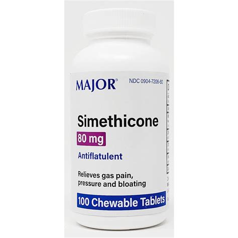simethicone  mg  chewable tablets  major ubicaciondepersonascdmxgobmx