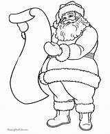 Christmas Coloring Santa Sheets Pages Printable Print Color Drawing Kids Drawings Claus Printing Help List Sheet sketch template