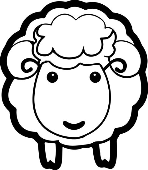 cute sheep coloring page  getcoloringscom  printable colorings pages  print  color