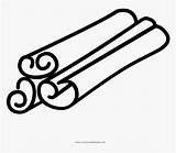 Sticks Canela Line Cannella Bastoncini Baton Palitos Twirling Kindpng sketch template