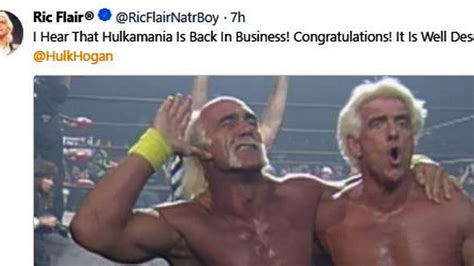 Ric Flair Congratulates Wrestler Hulk Hogan’s Return To Wwe Raleigh