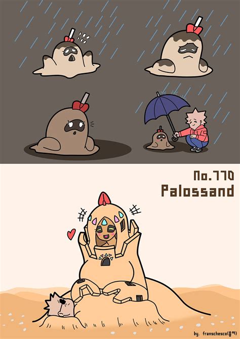 palossand by franschesco on deviantart sexy pokemon pokemon funny