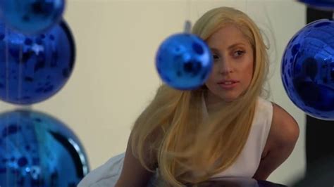 Gaga With The Jeff Koons Gazing Balls Lady Gaga Glamour
