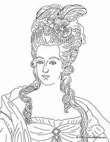 Marie Antoinette Coloring Pages Queen France Drawing French Queens Kings Hellokids Print Color Printable Kids Maria People Library Clipart Reine sketch template