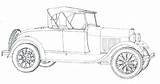Coloring Ford Pages Car Model Cars 1928 Adult Parchment Classic Old Drawings Craft Vintage Sketch Trucks sketch template