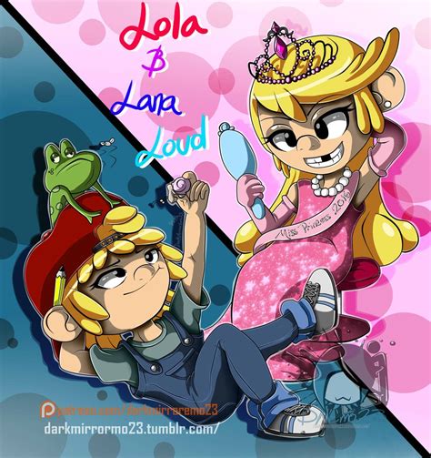 the loud house lana and lola loud by darkmirroremo23 on