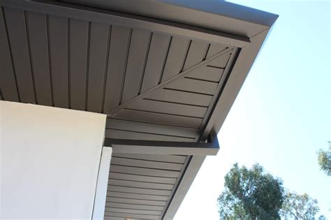 photo    gutter systems los angeles ca united states interlocking aluminum soffit