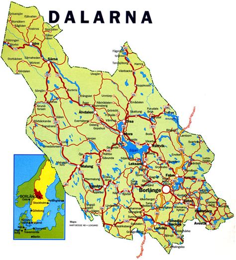 dalarna de meest zweedse provincie gelegen  midden zweden