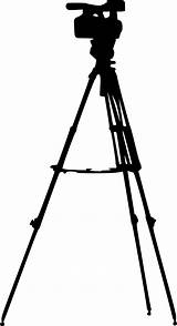 Tripod Equipment Silhouette Studio Transparent Onlygfx sketch template