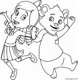 Bear Goldie Coloring Pages sketch template