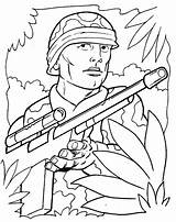 Soldier Coloring Pages American Getdrawings sketch template