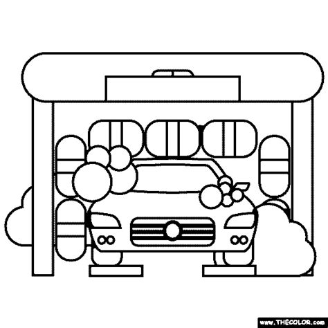 fresh  car wash coloring page car coloring pages toyota