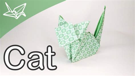 origami cat instructions tavins origami
