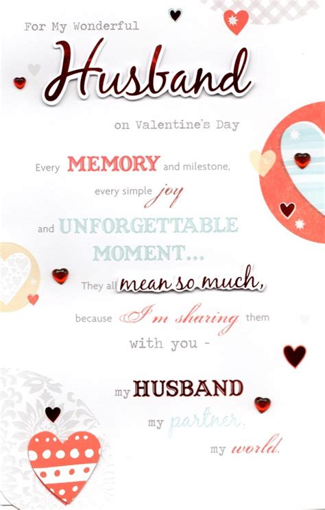 Husband Valentine S Day Greeting Card Cards Love Kates