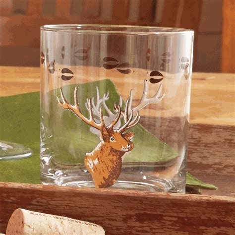 elk double old fashioned glasses set of 4