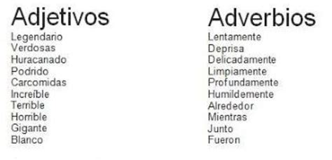 Diferencias Entre Los Adjetivos Y Los Adverbios Images Images