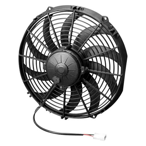 spal automotive   high performance pusher fan  curved blades