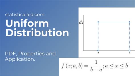 uniform distribution definition formula  applications