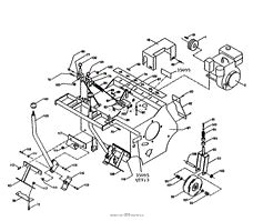 bunton bobcat ryan xra  core aerator parts diagrams