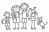 Coloring Pages Stick Man Getcolorings Family sketch template