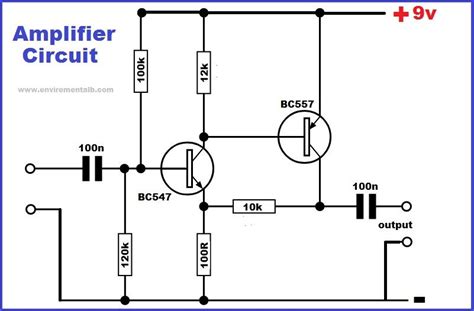 transistor amplifier envirementalbcom electronic circuit projects electronic engineering