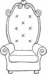 Throne sketch template