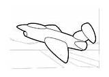 Vliegtuig Kleurplaat Lockheed 71a sketch template