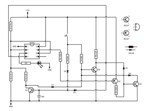 simple momentary switch   electronic circuit diagrams schematics