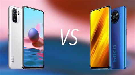 Xiaomi Redmi Note 10 vs Poco X3, todas las diferencias
