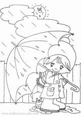 Rainy Coloring Pages Drawing Weather Adults Kids Getdrawings Popular sketch template
