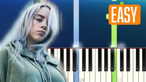 billie eilish xanny  easy piano tutorial youtube