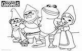 Pages Coloring Gnomes Sherlock Characters Printable Gnome Funny Kids Adults Template Bettercoloring sketch template
