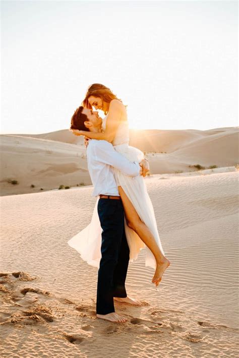The Most Golden Of Hours An Epic Sand Dunes Engagement