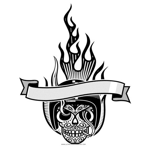 calavera coloring page ultra coloring pages