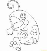 Politoed Coloring Pokemon Pages Supercoloring Online Printable Drawing Color Drawings Cartoons Categories Coloringpagesonly sketch template