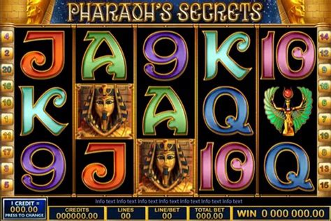 pharaohs secrets by playtech