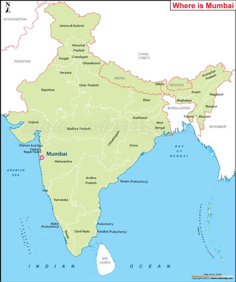 mumbai india  world map zone map