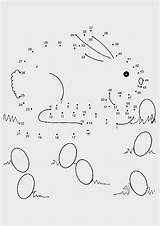 Easter Dots Once sketch template
