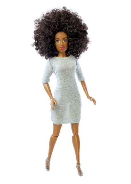 Black Fashion Doll Afro Curly Hair African American Doll Mia The Fresh