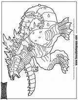 Godzilla Coloring Pages Science Monster Fiction Kids Colouring Print Color Printable Book Monsters Cat Fat Big Sheets Popular Recreational Break sketch template