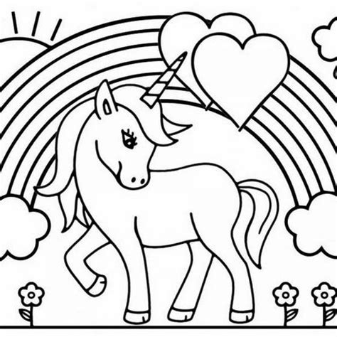 ideas  coloring unicorn printables pictures