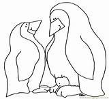 Coloring Penguin Cute Pages Printable Cliparts Penguins Kids Color Ada Lie Favorites Add sketch template