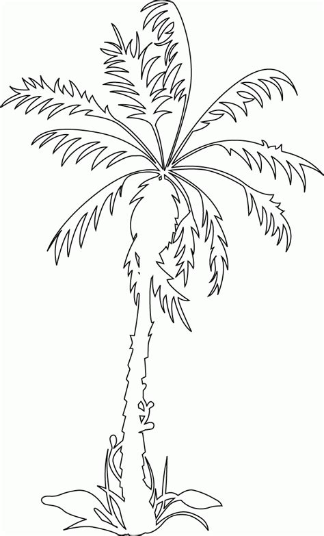 palm tree template printable meuqueridodiario