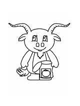 Goat Chivas Cabra Cabras Coloringpagebook Pintar Dltk Ninos sketch template