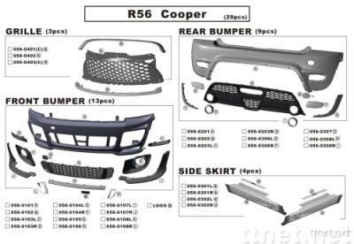 cooper full bumper body kits mini cooper  front bumper taiwan body kits mini cooper