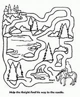 Allkidsnetwork Mazes Coloring sketch template